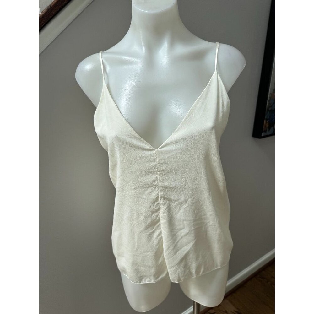 Ivory Silk Camisole AQC Clothing Offseids New York Size 2